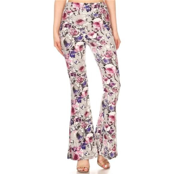 Leggings Depot Women's Ultra Soft Printed Palazzo Pants - Picture 2 of 5